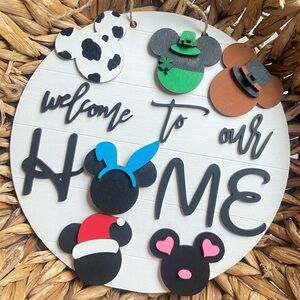 Mouse head DOOR HANGER interchangeable